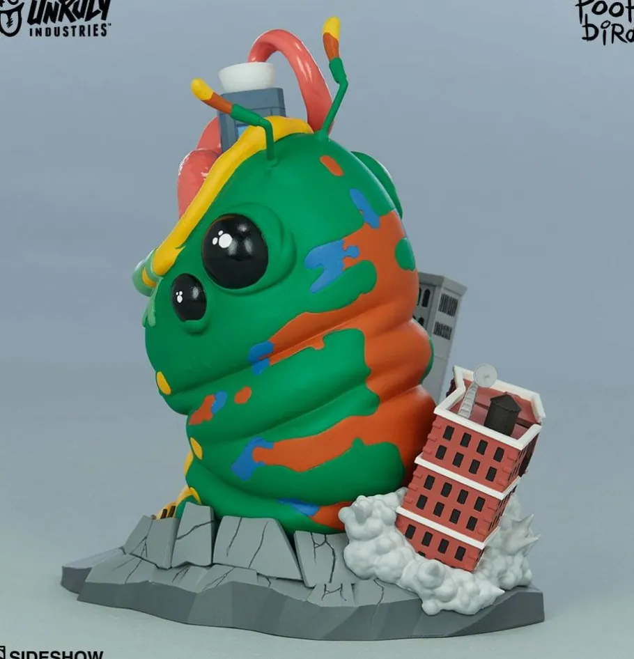 Designer Vinyl>Unruly Industries - Wrath of Wormzilla 6” Vinyl Figure by Mike “Poopbird” Groves