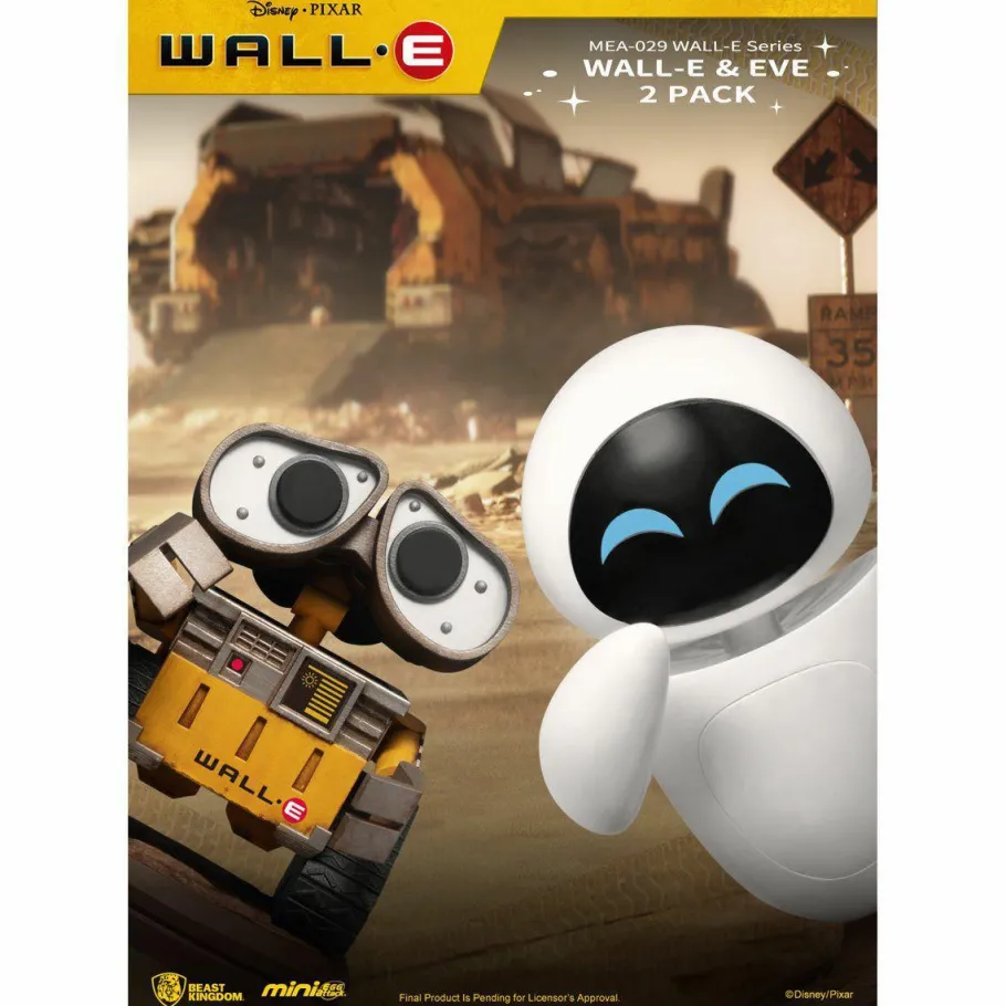 Designer Vinyl>Wall-E - & Eve Mini Egg Attack MEA-029 3” Mini Figure 2-Pack