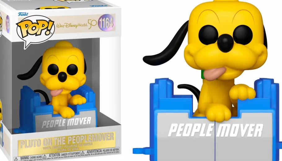 Standard Pop!>Disney Walt World - Pluto on PeopleMover 50th Anniversary Pop! Vinyl Figure