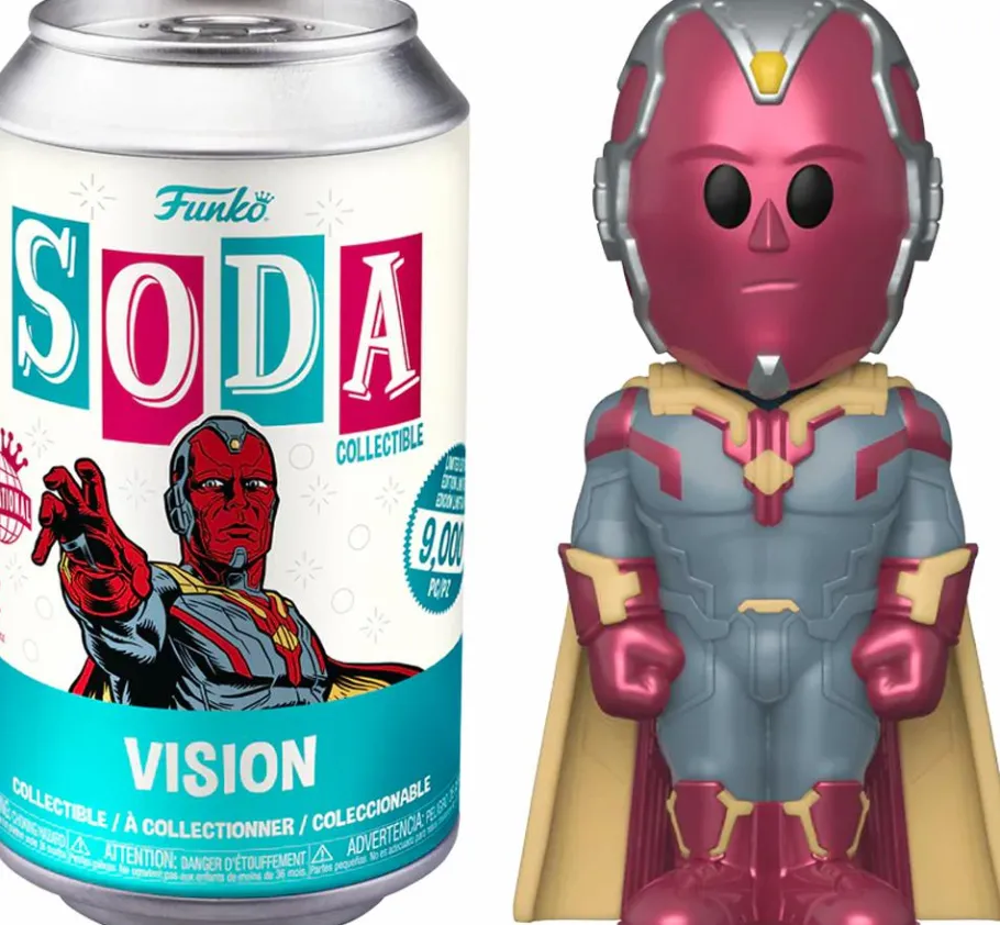 Designer Vinyl>WandaVision - Vision Vinyl SODA Figure in Collector Can (International Edition)