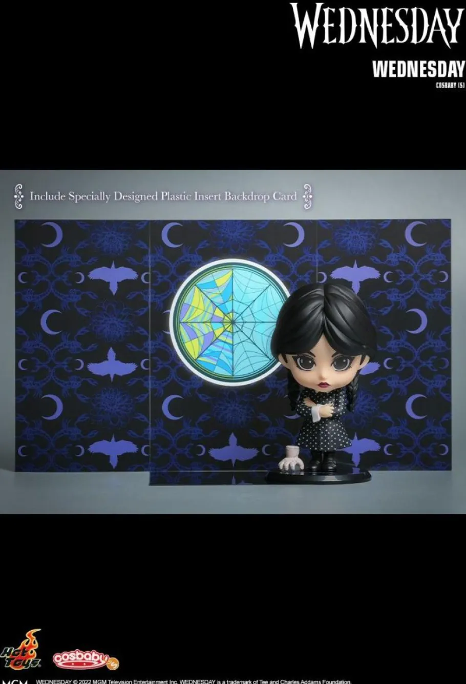Cosbaby>Wednesday (2022) - Addams Cosbaby (S) Hot Toys Figure