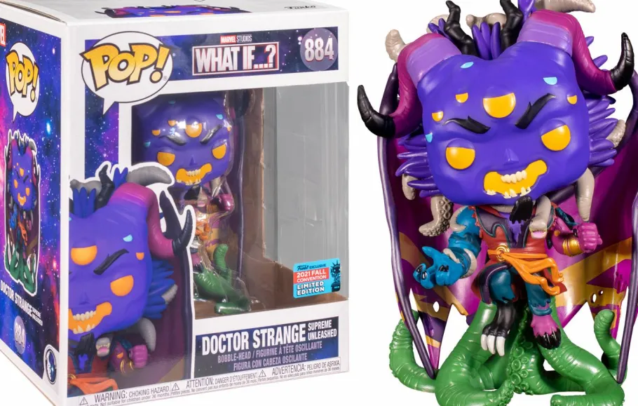 Funko Convention Exclusives>What If...? What If…? - Doctor Strange Supreme Unleashed 6” Super Sized Pop! Vinyl Figure (2021 Festival of Fun Convention Exclusive)