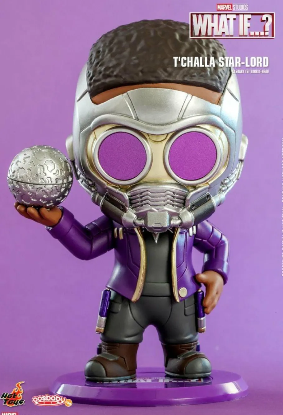 Cosbaby>What If...? What If…? - T’Challa Star-Lord Cosbaby (S) Hot Toys Figure