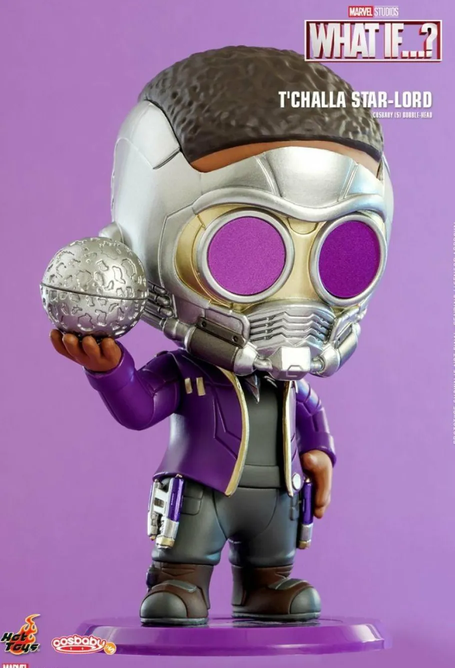 Cosbaby>What If...? What If…? - T’Challa Star-Lord Cosbaby (S) Hot Toys Figure