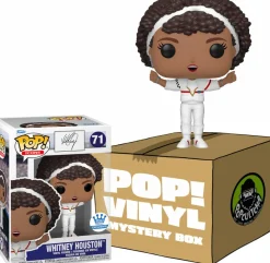Collector & Mystery Boxes>Whitney Houston - in Super Bowl Outfit Mystery Box (Includes Whitney & 3 Mystery Exclusive Pop! Vinyl Figures) (Funko / Popcultcha Exclusive)