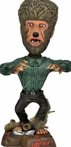 Bobble-Heads>Universal Monsters Wolfman (1941) - Wolfman Head Knocker Resin Bobble Head