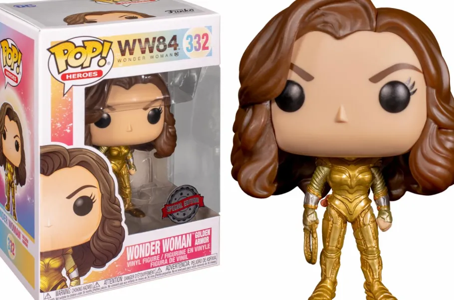 Standard Pop!>Wonder Woman 1984 - Gold Armour with No Wings Pop! Vinyl Figure