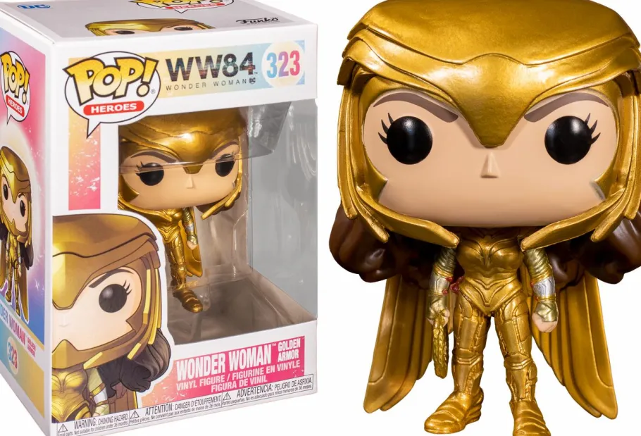 Standard Pop!>Wonder Woman 1984 - Gold Armour Power Pose Pop! Vinyl Figure