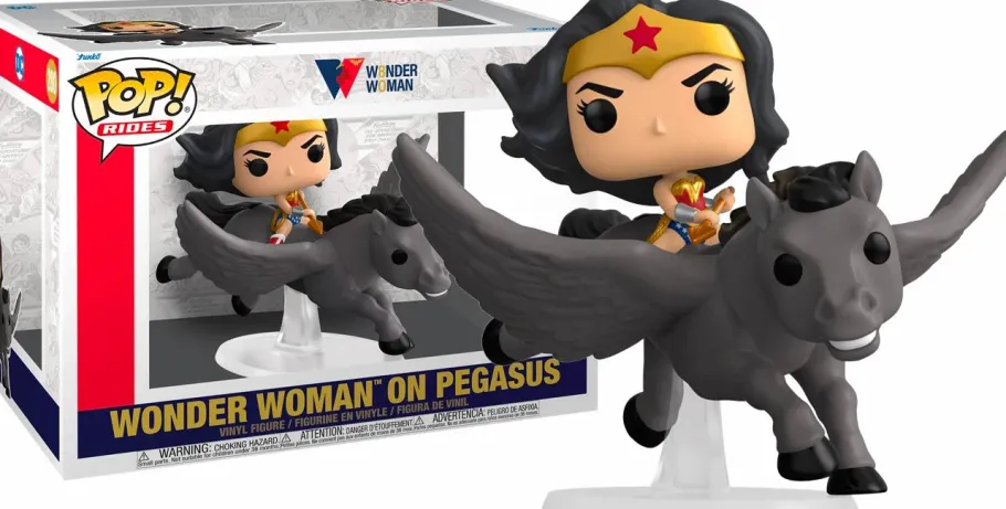 Pop! Rides & Town>Wonder Woman - with Pegasus 80th Anniversary Pop! Rides Vinyl Figure