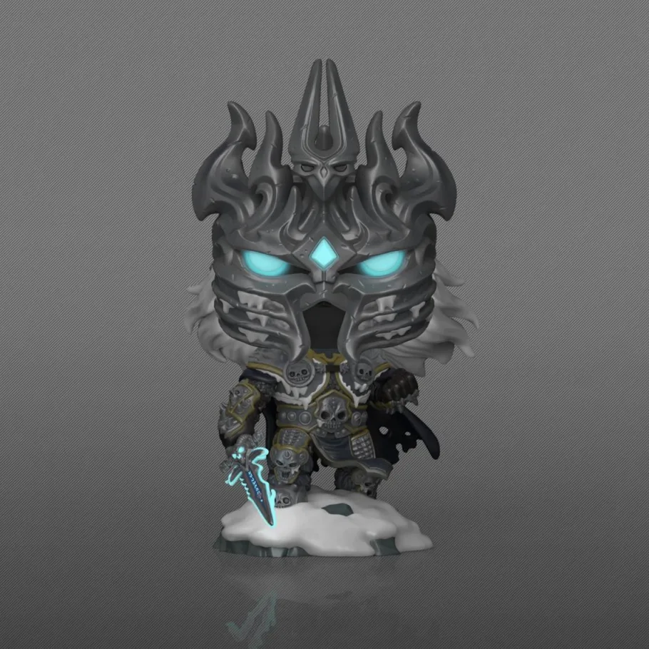 Pop! Covers>World of Warcraft : Wrath of the Lich King - Lich King Glow-in-the-Dark Pop! Game Covers Vinyl Figure
