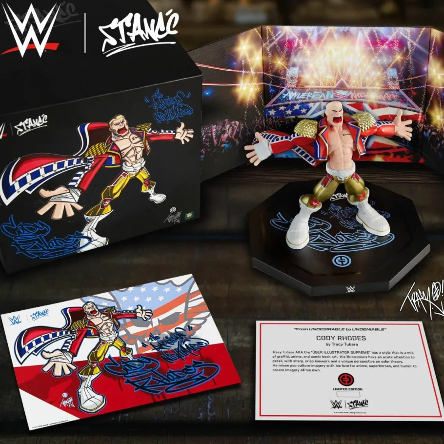 Designer Vinyl>WWE - "American Nightmare" Cody Rhodes Special Edition 8.5" Vinyl Figure by Tracy Tubera