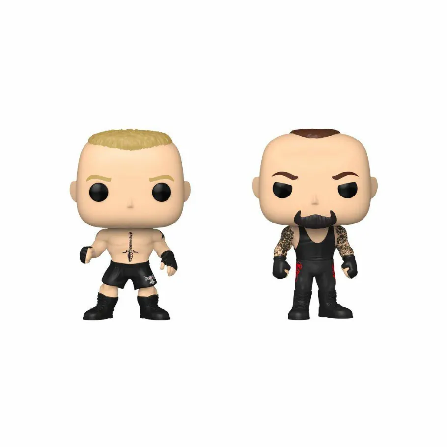 Standard Pop!>Wrestling WWE/WWF WWE - Brock Lesnar & Undertaker Pop! Vinyl Figure 2-Pack