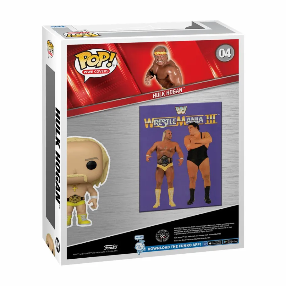 Pop! Covers>Wrestling WWE/WWF WWE - Hulk Hogan WrestleMania III Pop! Covers Vinyl Figure