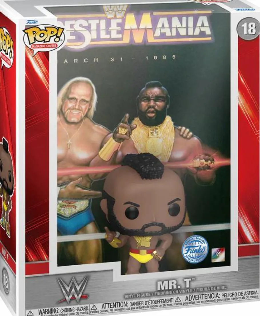 Pop! Covers>Wrestling WWE/WWF WWE - Mr. T WrestleMania I Pop! Covers Vinyl Figure