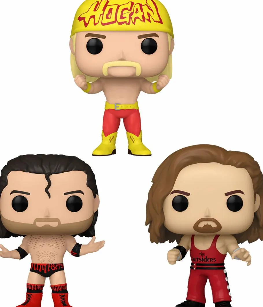 Standard Pop!>WWE - (NWO) Hulk Hogan, Scott Hall, & Kevin Nash The Outsiders Pop! Vinyl 3-Pack