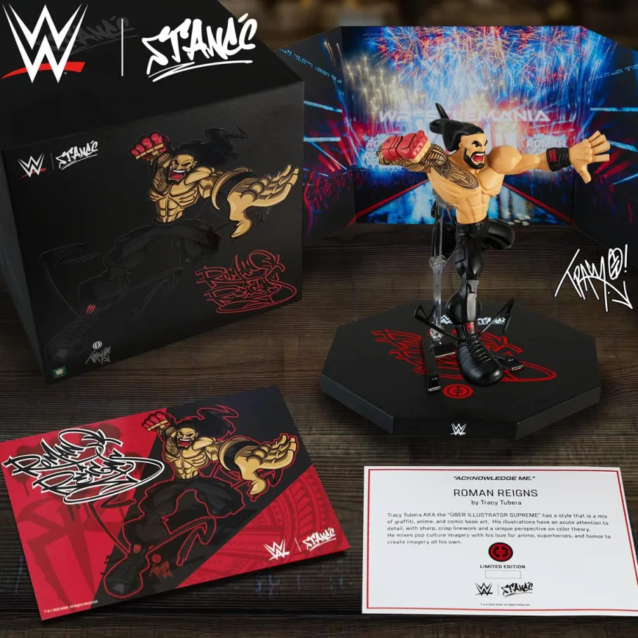 Designer Vinyl>WWE - Roman Reigns Limited Edition 8.5" Vinyl Figure by Tracy Tubera