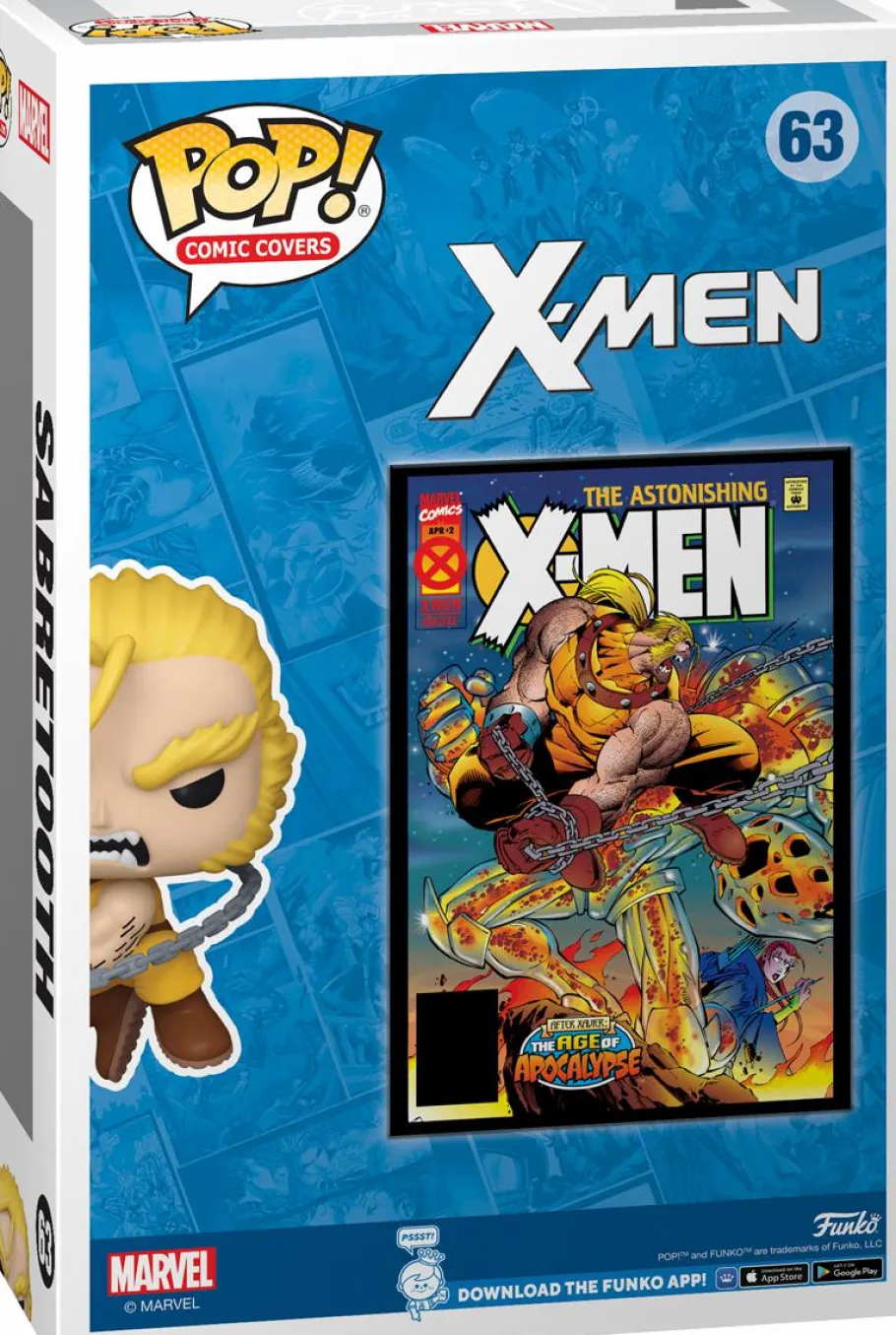 Pop! Covers>X-Men - Sabretooth in The Astonishing #2 Pop! Comic Covers Vinyl Figure