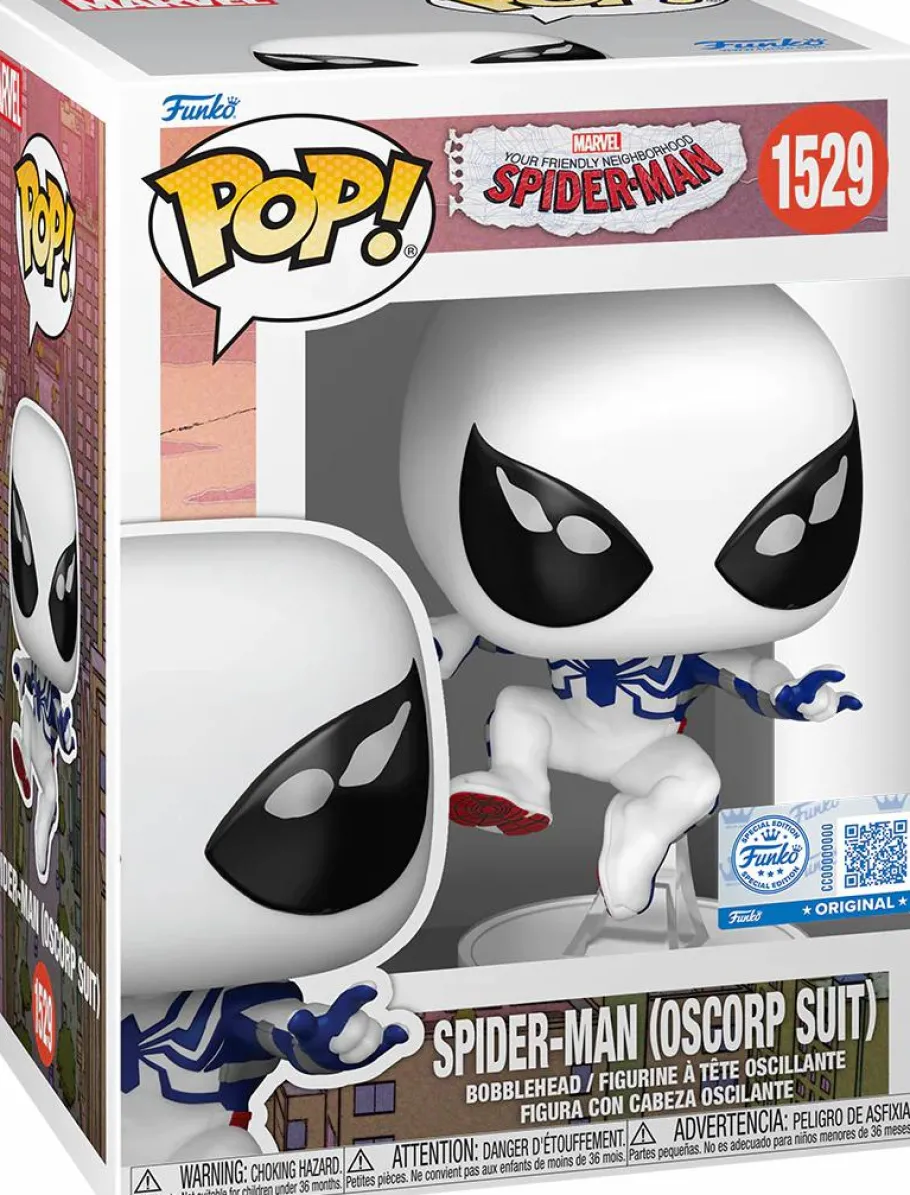 Collector & Mystery Boxes>Spider-Man Your Friendly Neighborhood (2025) - (Oscorp Suit) (Includes & 3 Exclusive Pop! Vinyl Figures)