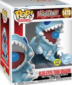 Super-Sized Pop!>Yu-Gi-Oh! - Blue Eyes Toon Dragon Glow-in-the-Dark Super Sized 6" Pop! Vinyl Figure