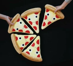 Designer Plush>Yummy World - Cheesy Pie Pizza 10” Plush