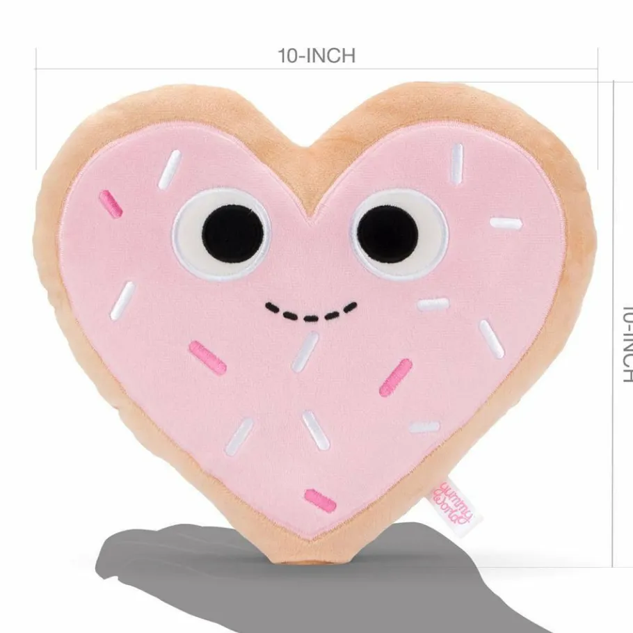 Designer Plush>Yummy World - Haylee Heart Cookie 10” Plush