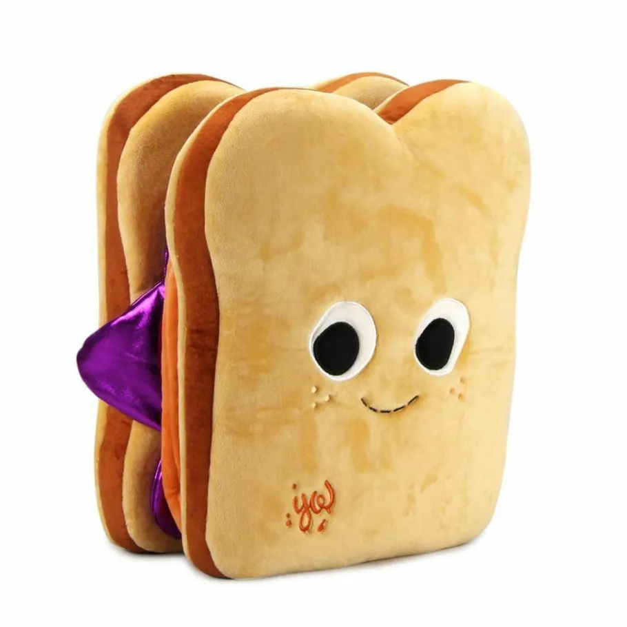 Designer Plush>Yummy World - Parker & Jayden Peanut Butter & Jelly Sandwich 16” Plush
