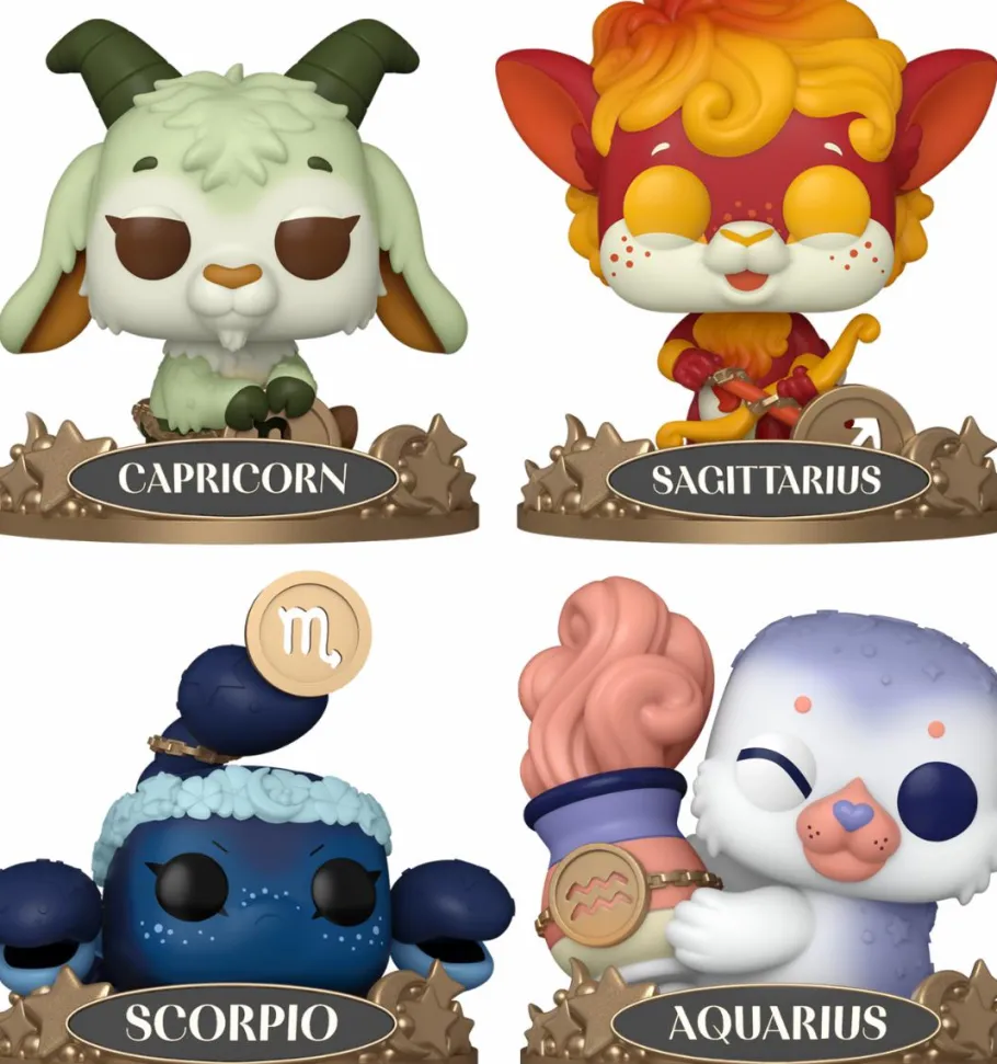 Pop! Bundles>Zodiac - Earth, Air, Fire & Water Pop! Vinyl Bundle (Set of 4)